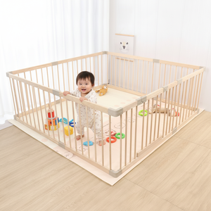 Gioco per bambini recinzioni di sicurezza per interni grande Area di attività di gioco box in legno per bambini giochi per bambini mobili per bambini - Product Image 3