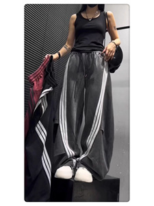 Pantalon <span class=keywords><strong>Banane</strong></span> Européen Femme 2025 Automne Streetwear Nouveau Personnalisé en Coton Coloré Blanc à Volants Ample à Jambes Larges Doublé Polaire - Product Image 4