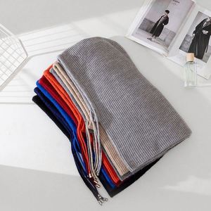 2025 Autumn Winter Unisex Balaclava Cap Scarf Wool Warm Pullover Knitted <b>Hat</b> - Product Image 4