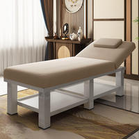 Großhandel Moderne Multifunktionale Weiße Massageliege aus Holz und Metall mit Hochdichtem Schwamm für Schönheitssalon, Hotel, Spa und Schlafzimmer