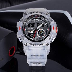 Meilleures ventes Nouveautés SMAEL 8007 Montre numérique transparente pour hommes Montres de sport Montre électronique à quartz étanche - Product Image 1