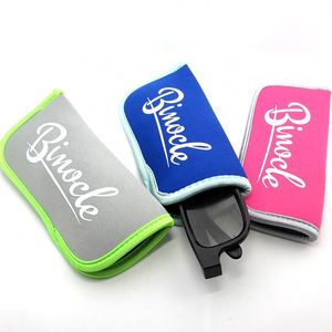 Factory Price Fashion Neoprene Sunglasses Pouch Bag Open Closure Type Foldable Eyeglasses <b>Case</b> Waterproof - Product Image 1