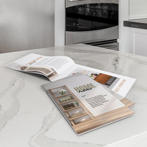 Brochure, <span class=keywords><strong>magazine</strong></span>, livret imprimé personnalisé avec logo, en carton A4, avec estampage à chaud - Product Image 2