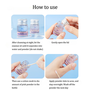 Korean Organic Best Face Cream control de aceite lavado tratamiento de ácido salicílico glicólico eliminación de levadura suero antiacné para espinillas - Product Image 4