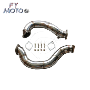 Tubo de escape doble Tur * bo para N54, E90, E91, E92, <span class=keywords><strong>E93</strong></span>, E82, 135i, <span class=keywords><strong>335i</strong></span> - Product Image 1