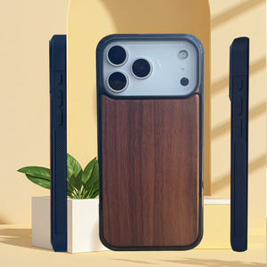 Thiên Nhiên Bằng Gỗ Trường Hợp Điện Thoại Gỗ Thật Trống Biểu Tượng Tùy Chỉnh Di Động Bìa Cho <span class=keywords><strong>Iphone</strong></span> 17 Pro Max 17 Không Khí 16 15 14 13 - Product Image 5