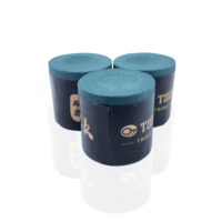 Queue de billard professionnelle de haute qualité craie universelle forme ronde accessoires préférés des joueurs de piscine