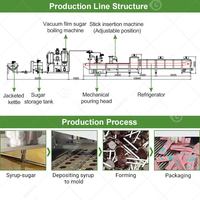 Machine automatique d'insertion et d'extrusion de sucettes, ligne de production de bonbons en boule, ligne de production de bonbons tourbillonnants. and Form and Lollipop