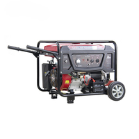 Générateur à gaz 5Kw 5000 Watt 5.5Kw Silencieux 110V 220V 380V Générateur à essence électrique