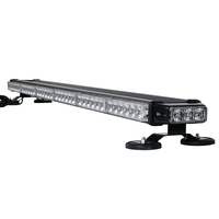 Nouvelle barre lumineuse LED d'urgence universelle 12V-24V 78W, 78 LED, IP65, étanche, en alliage d'aluminium, montage sur toit pour toutes les voitures