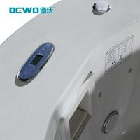 Bañera de Hidromasaje Moderna de Acrílico y Madera con Calefacción Termostática y Altavoz Bluetooth para Hotel, Interior/Exterior