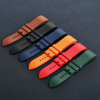 Tali Jam Tangan Karet Fluor 20mm 22mm 24mm Quick Release Bar FKM Gelang Jam Karet untuk Setiap Merek Jam Tangan Premium