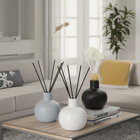 Aromathérapie pour Kit Diffuseur à Bâtonnets, Vase en Céramique, Ornements Désodorisant, Parfum Longue Durée, Huile Essentielle