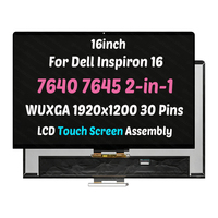 Écran tactile LCD de remplacement 16 pouces pour Dell Inspiron 7640 7645 2-en-1, assemblage numériseur WUXGA 1920x1200