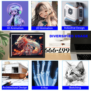 Tùy chỉnh A4 chuyên nghiệp siêu mỏng dẫn ánh sáng Pad thiết kế chuyên nghiệp bảng vẽ chiếu sáng ánh sáng nhựa biểu tượng tùy chỉnh - Product Image 5