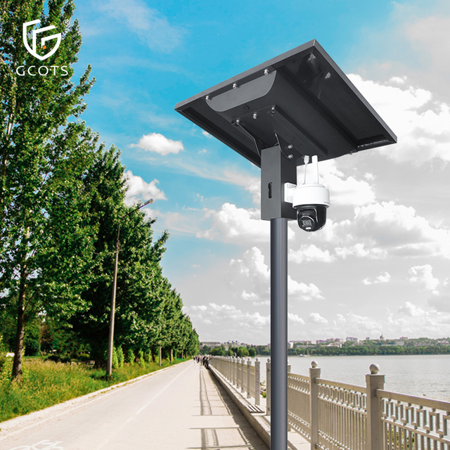 8MP Solar Security Camera with WiFi 4G SIM Humanoid Detection 360-Degree View Night Vision and Die-Cast Aluminum Housing