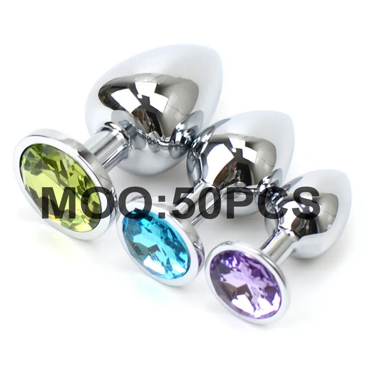 Free Custom Box - Rounded Diamond Anal Plug Sex Device Free Custom Box - Rounded Diamond Anal Plug Sex Device