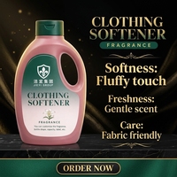 Lessive liquide adoucissante en vrac Gradient Wash Rose Pine, parfum longue durée, fraîcheur, produits de nettoyage