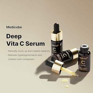 MEDICUBE Deep Vita C Ampoule 30ml - High Potency <b>Vitamin</b> C Liquid Ampoule for Brightening & Anti-Aging - Korean Skincare Star - Product Image 6