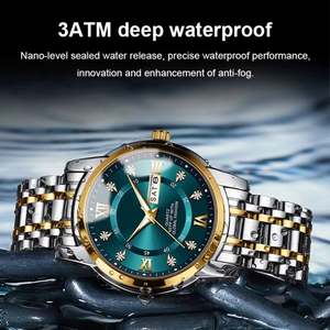 Reloj de Cuarzo para Hombre con Logotipo Personalizado Drioshipping, Reloj de Moda con Fecha Automática, Manecillas Luminosas y Visualización del Día de la Semana - Product Image 3