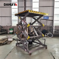 Plateforme élévatrice fixe, capacité de 1 à 10 tonnes, élévateur à ciseaux hydraulique stationnaire, table élévatrice à ciseaux électrique pour le chargement en entrepôt
