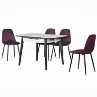 Conjunto de cadeira de mesa sala de jantar, 4 assentos, sala de jantar, móveis de madeira, 4 assentos, mármore, 6 assentos, mesa de jantar cerâmica, moderno