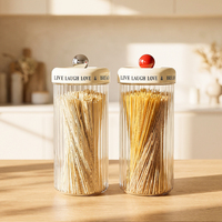 Conteneur à céréales transparent en PET Xinhang, traitement sous vide, anti-poussière, hermétique, pour stockage de denrées sèches à domicile