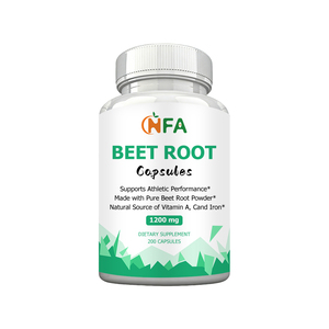 High Quality Beet Root Capsules Supports Athletic Performance Supports Healthy Energy Levels Supports Blood Pressure - Product Image 1