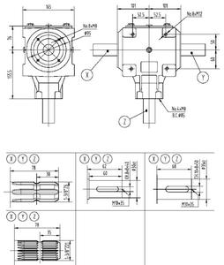 Ep Ep Oem Bibo Agricultural 267 Series 50hp Gearbox for Manure Spreader Rotary Mower Agricultural 267 Series 50hp Gearbox for - Product Image 2