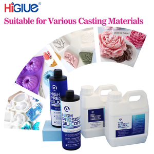 Caoutchouc de silicone liquide RTV2 haute dureté pour la fabrication de tampons de tampographie, matière première silicone pour moules - Product Image 3