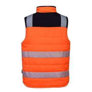 PORTWEST - PW374OBRL PW3 High visibility reversible orange/<b>black</b> bodywarmer - EAN 5036108319176 <b>HI</b>-<b>VIS</b> WORKWEAR - Product Image 2