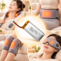 Batterie de massage chauffante pour le cou et la taille, cellule polymère au lithium 102550 3.7V 1500mAh, décharge 2C avec connecteur PCM