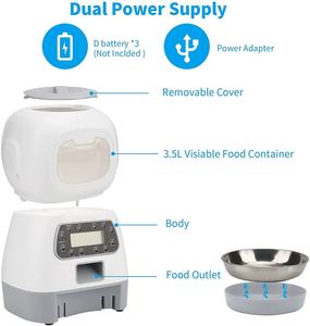 OF Hot Sale <span class=keywords><strong>Clever</strong></span> Pet Feeder Smart Wifi Einstellbare automatische Nahrung Pet <span class=keywords><strong>Cat</strong></span> Dog Feeder - Product Image 4
