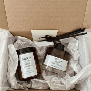 AIKUN Hand Poured Long Lasting Soy Wax Scented Candle <b>Reed</b> <b>Diffuser</b> Aromatherapy <b>for</b> Home Bedroom Living Room Wholesale Gift - Product Image 3