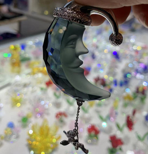 Ornement de lune en cristal, breloque de voiture, créateur d'arc-en-ciel, décorations de jardin, cadeau de Noël, cadeau pour la fête des mères - Product Image 6