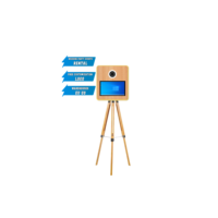 Stocks en entrepôt européen, prêt à être expédié, photomaton vintage, station de selfie, borne de photomaton portable avec logiciel DSLRbooth
