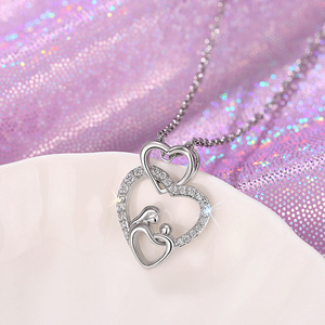 Collar con colgante de corazón para mujer, joyería sencilla y moderna, regalo para uso diario - Product Image 3