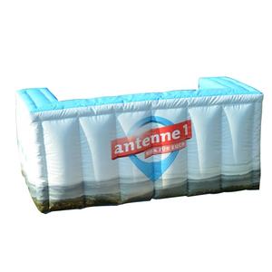 Bar gonflable portable/comptoir d'exposition avec lumière soufflante et logo comptoir de service gonflable comptoir de bar à boissons led - Product Image 1