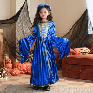 Halloween Ropa Infantil Retro Corte Estilo Medieval Renacimiento Niñas Carnaval Vestido <span class=keywords><strong>Palacio</strong></span> - Product Image 5