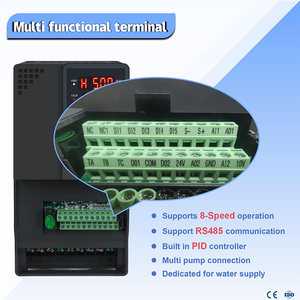 MPPT <b>Solar</b> VFD Single Phase 0.75kw 1.5kw 2.2kw <b>Solar</b> <b>Pump</b> 3hp Frequency <b>Pump</b> Controller PV500-PV0022G1 Frequency <b>Pump</b> Controller - Product Image 5