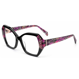 <span class=keywords><strong>New</strong></span> Arrival đen tím Acetate kính khung phụ nữ sang trọng thương hiệu quá khổ lớn vuông lớn Kính mắt handmade đầy màu sắc Eyewear <span class=keywords><strong>2025</strong></span> - Product Image 2