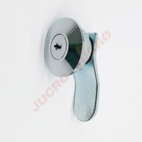 JUCRO Verrouillage/déverrouillage quart de tour en alliage de zinc DL401-1 pour armoires pour chambre à coucher école salle de sport salle de bain hôtel entrée extérieure