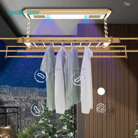 Séchoir à linge électrique intelligent OEM, produit tendance pour la maison intelligente, séchoir à linge de plafond Tuya, séchoir de balcon, intérieur et extérieur