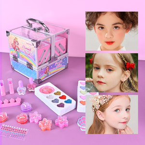 2025 Hot Selling Eye Mask Eye Shadow Lipstick Brush Kit <strong>Beauty</strong> Kids Makeup Sets Cosmetics <strong>Girls</strong> Toys Professional Manufacturer - Product Image 2