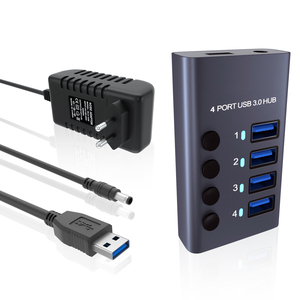 适用于笔记本电脑附件扩展器的EONLINE3D <span class=keywords><strong>USB</strong></span> 3.0集线器4/7/10端口多<span class=keywords><strong>USB</strong></span>分离器开关类型OTG适配器 - Product Image 4