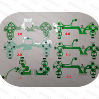 Film conducteur OEM SYYTECH pour manette Playstation 4 PS4, réparation du joystick, vert bleu, pièces de rechange