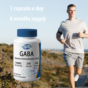 OEM/ODM GABA (Ácido Gamma-Aminobutírico) 750mg, 240 Cápsulas, 240 Porciones - Sin OMG, Sin Gluten - Product Image 4