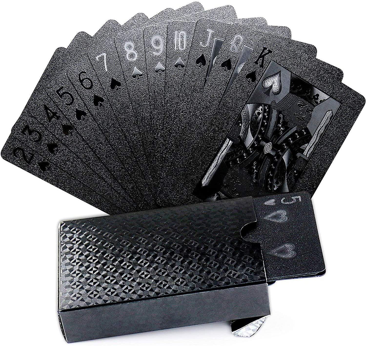 Negro diamante tarjeta de juego