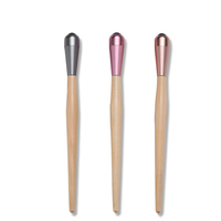 Mini Jade Quartz masseur pour les yeux métal crème pour les yeux cuillère spatule visage beauté outils du visage oeil Jade rouleau