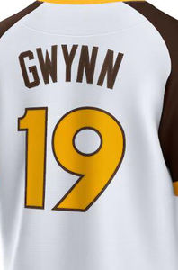 Jersey Baseball Pria Klasik 19 Tony Gwynn Grosir Unisex Ukuran Besar Pakaian Olahraga Bernapas Jahitan Berkualitas - Product Image 4